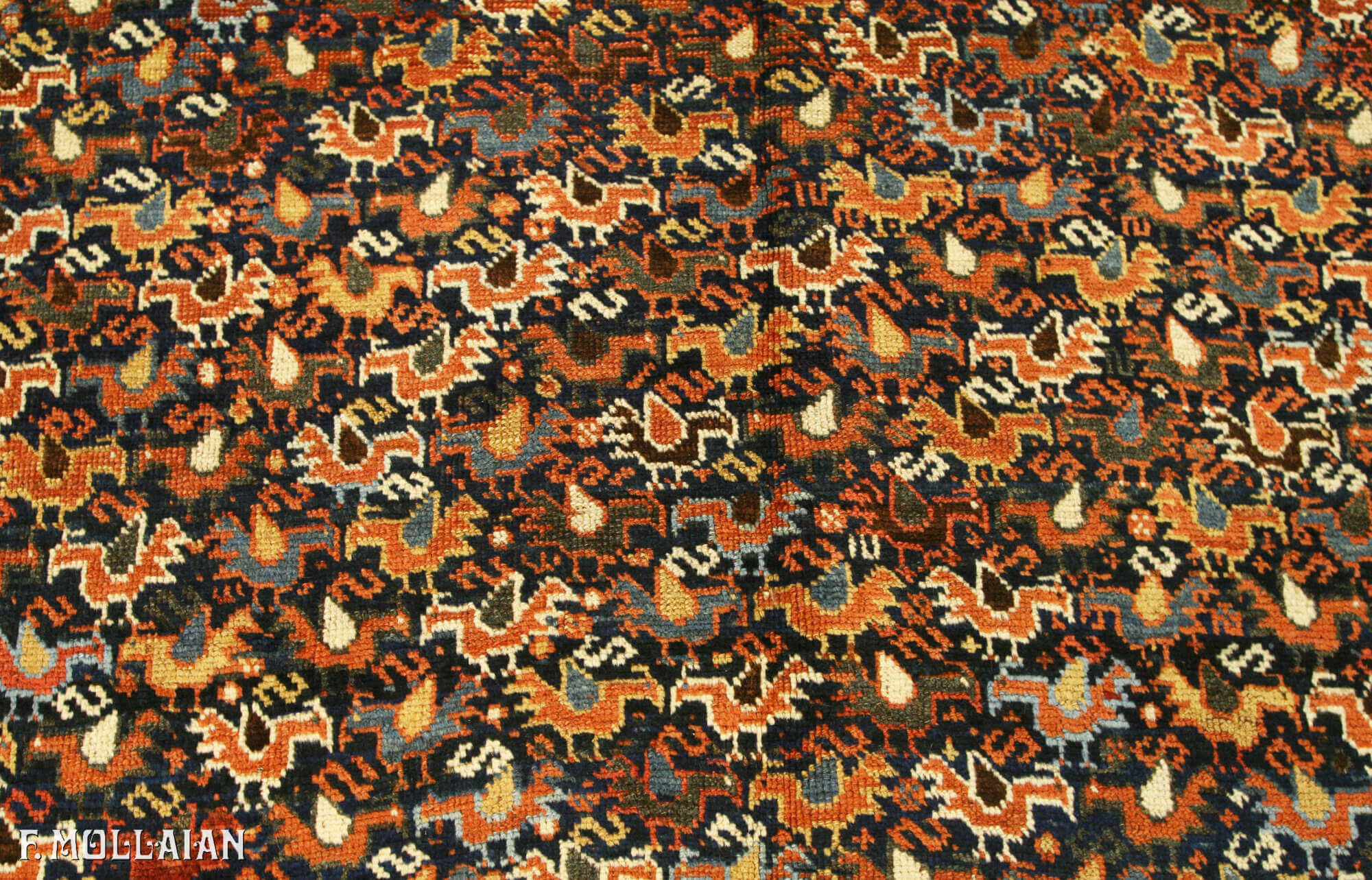 Antique Persian Tribal Khamse Rug n°:76904844